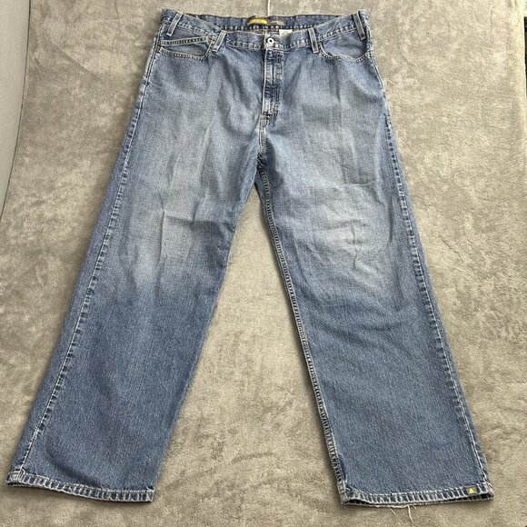 Vintage Levis Jeans Mens 40x30” SilverTab Low And Loose Baggy Denim Y2K Skater - Picture 1 of 15